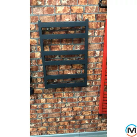 Полотенцесушитель Genesis-Aqua FOM 800x530 черный, Цвет: Черный, Высота (мм): 800, фото , изображение 6