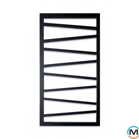 Сушка для рушників Genesis-Aqua GENESIS LIGHT 1200x530 графіт, Колір: Графіт, Висота (мм): 1200, фото 