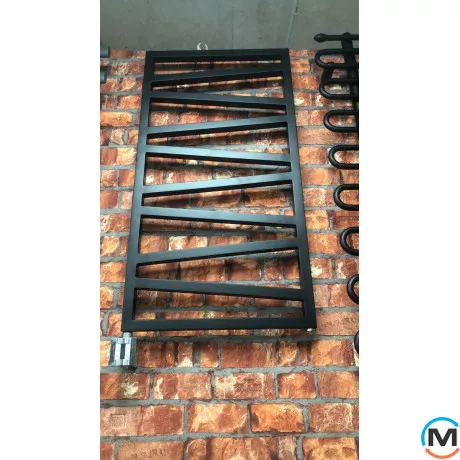 Полотенцесушитель Genesis-Aqua GENESIS LIGHT 1000x530 черный, Цвет: Черный, Высота (мм): 1000, фото , изображение 9