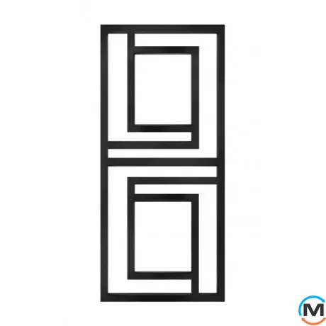 Полотенцесушитель Genesis-Aqua ILLUSION 1200x530 графит, Цвет: Графит, фото 