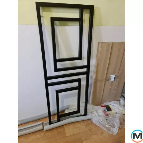 Полотенцесушитель Genesis-Aqua ILLUSION 1200x530 графит, Цвет: Графит, фото , изображение 2