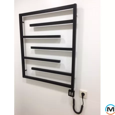 Сушка для рушників Genesis-Aqua INFINITE 1000x530 графіт, Колір: Графіт, Висота (мм): 1000, фото , зображення 2