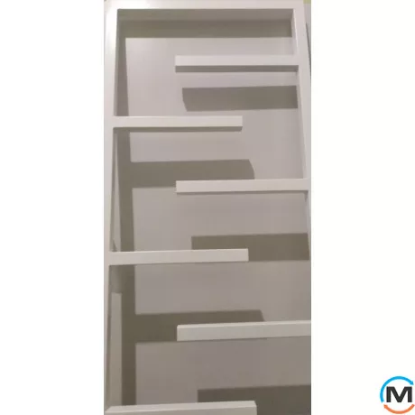 Сушка для рушників Genesis-Aqua INFINITE 800x530 графіт, Колір: Графіт, Висота (мм): 800, фото , зображення 5