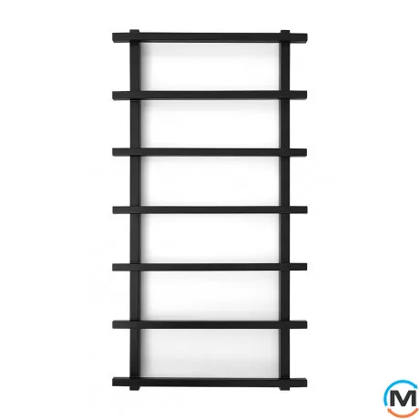 Полотенцесушитель Genesis-Aqua KIOTO 800x530 графит, Цвет: Графит, Высота (мм): 800, фото 