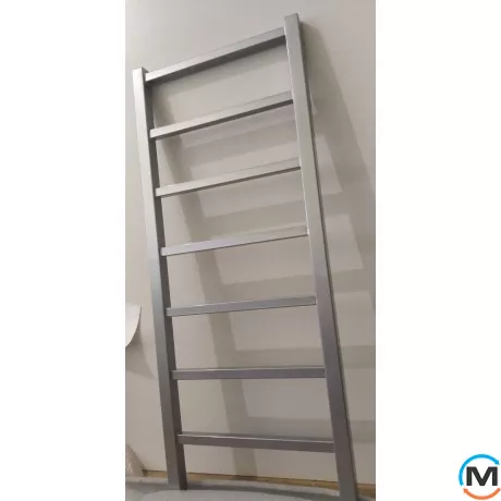 Полотенцесушитель Genesis-Aqua LEVEL 1200x530 черный, Цвет: Черный, Высота (мм): 1200, фото , изображение 8