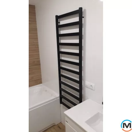 Полотенцесушитель Genesis-Aqua LONO 1200x530 белый, Цвет: Белый, Высота (мм): 1200, фото , изображение 6