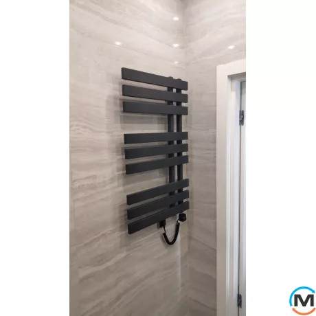 Сушка для рушників Genesis-Aqua MAGNUM 1000x500 графіт, Колір: Графіт, Висота (мм): 1000, Ширина (мм): 500, фото , зображення 6