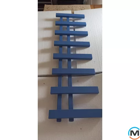 Сушка для рушників Genesis-Aqua MAGNUM LIGHT 1200x350 чорний, Колір: Чорний, Висота (мм): 1200, Ширина (мм): 350, фото , зображення 8