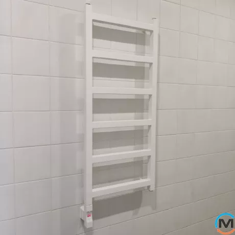 Полотенцесушитель Genesis-Aqua MINIMAL 1200x530 черный, Цвет: Черный, Высота (мм): 1200, фото , изображение 8