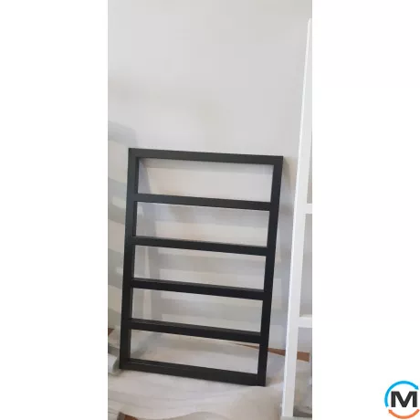 Сушка для рушників Genesis-Aqua MOGIANA 1200x530 чорний, Колір: Чорний, Висота (мм): 1200, фото , зображення 5