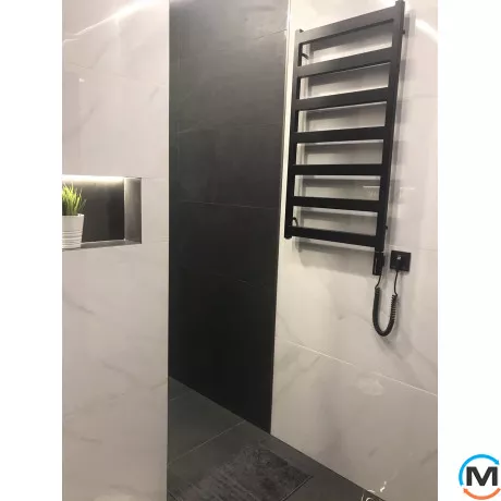 Полотенцесушитель Genesis-Aqua NOVA 1200x530 графит, Цвет: Графит, Высота (мм): 1200, фото , изображение 5