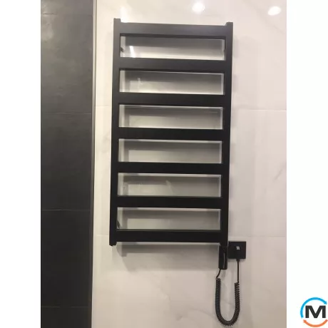 Полотенцесушитель Genesis-Aqua NOVA 1200x530 графит, Цвет: Графит, Высота (мм): 1200, фото , изображение 6