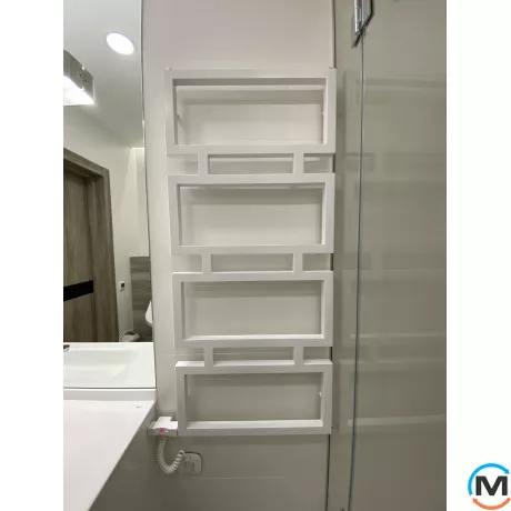 Сушка для рушників Genesis-Aqua QUATTRO 1000x530 графіт, Колір: Графіт, Висота (мм): 1000, фото , зображення 9