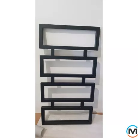 Сушка для рушників Genesis-Aqua QUATTRO 1000x530 чорний, Колір: Чорний, Висота (мм): 1000, фото , зображення 7