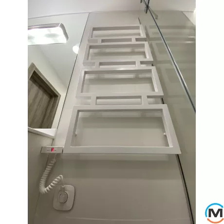 Сушка для рушників Genesis-Aqua QUATTRO 1200x530 графіт, Колір: Графіт, Висота (мм): 1200, фото , зображення 7