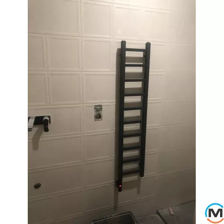 Сушка для рушників Genesis-Aqua SCALA 1200x250 білий, Колір: Білий, фото , зображення 6