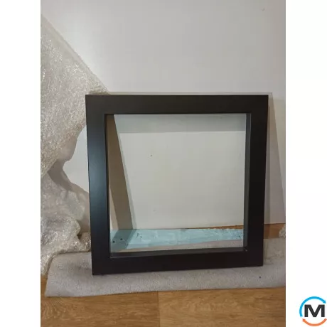 Сушка для рушників Genesis-Aqua SIMPLE 500x500 чорний, Колір: Чорний, фото , зображення 4