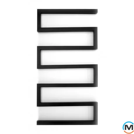 Сушка для рушників Genesis-Aqua SNAKE 1000x530 графіт, Колір: Графіт, Висота (мм): 1000, фото 