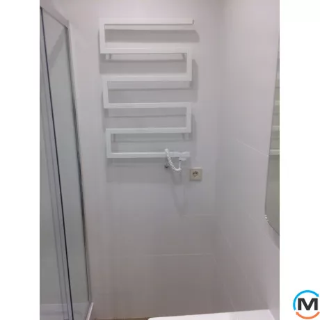 Сушка для рушників Genesis-Aqua SNAKE 1200x530 графіт, Колір: Графіт, Висота (мм): 1200, фото , зображення 10