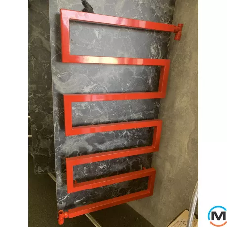 Сушка для рушників Genesis-Aqua SNAKE 1000x530 чорний, Колір: Чорний, Висота (мм): 1000, фото , зображення 9