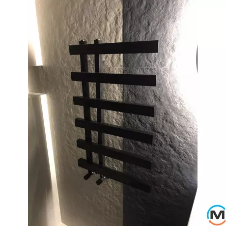 Сушка для рушників Genesis-Aqua SPLIT 1000x500 білий, Колір: Білий, Висота (мм): 1000, фото , зображення 8