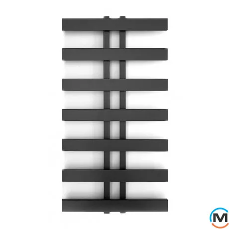 Сушка для рушників Genesis-Aqua SYMMETRY 1200x500 графіт, Колір: Графіт, Висота (мм): 1200, фото 