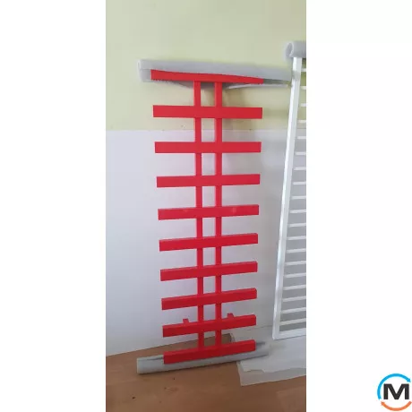 Сушка для рушників Genesis-Aqua SYMMETRY 800x500 чорний, Колір: Чорний, Висота (мм): 800, фото , зображення 6