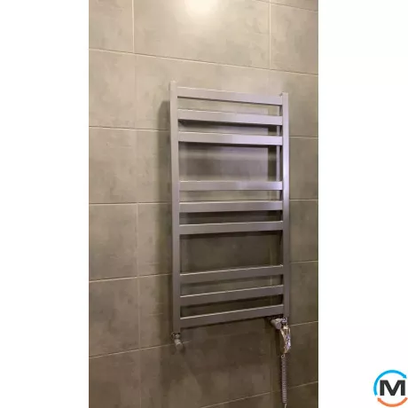 Сушка для рушників Genesis-Aqua TRISTAR FLAT 1000x530 чорний, Колір: Чорний, Висота (мм): 1000, фото , зображення 11