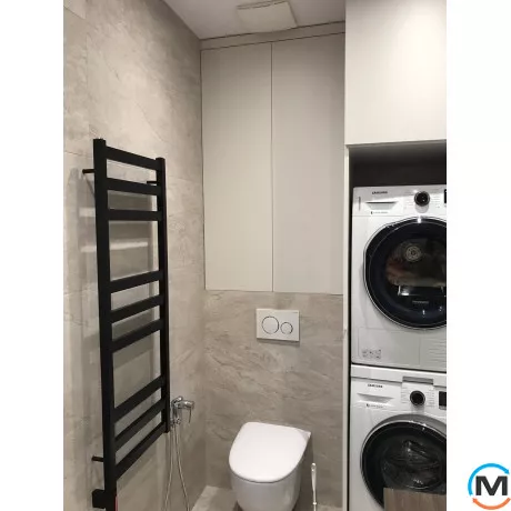 Сушка для рушників Genesis-Aqua TRISTAR FLAT 1200x530 білий, Колір: Білий, Висота (мм): 1200, фото , зображення 14