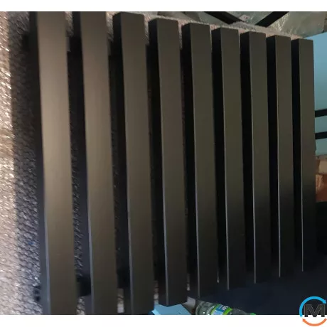 Радіатор Genesis-Aqua BATTERIA 600x800 чорний, Колір: Чорний, Ширина (мм): 800, фото , зображення 6