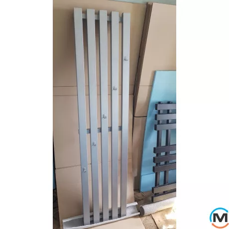 Радіатор Genesis-Aqua MARBEL 1800x450 чорний, Колір: Чорний, Висота (мм): 1800, Ширина (мм): 450, фото , зображення 9