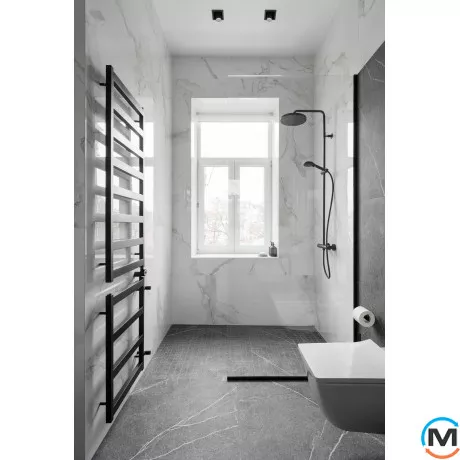 Полотенцесушитель Genesis-Aqua SANTA 800x530 графит, Цвет: Графит, Высота (мм): 800, фото , изображение 5