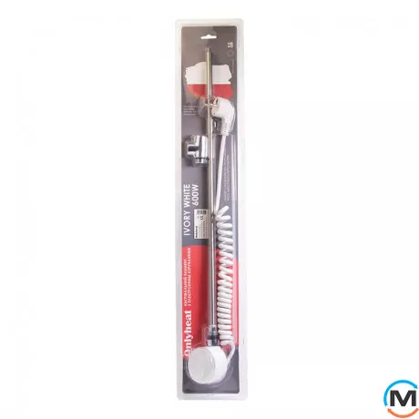 ТЭН для полотенцесушителя GENESIS-AQUA ONLYHEAT 900W белый, Цвет: Белый, Макс. мощность (Вт): 900, фото , изображение 3