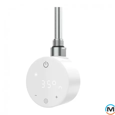 ТЭН для полотенцесушителя GENESIS-AQUA ONLYHEAT 300W белый, Цвет: Белый, Макс. мощность (Вт): 300, фото 