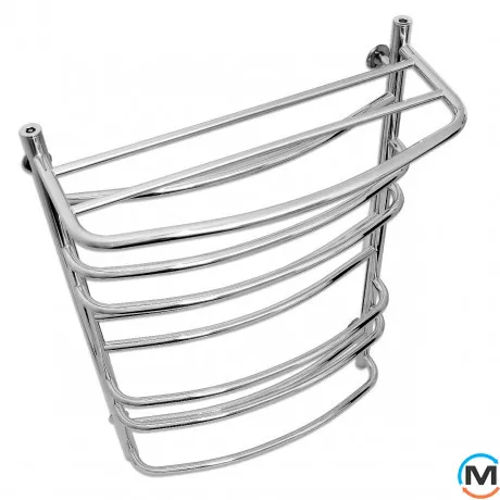 Полотенцесушитель водяной Laris Евромикс П10 600 х 900 с полкой, фото , изображение 4