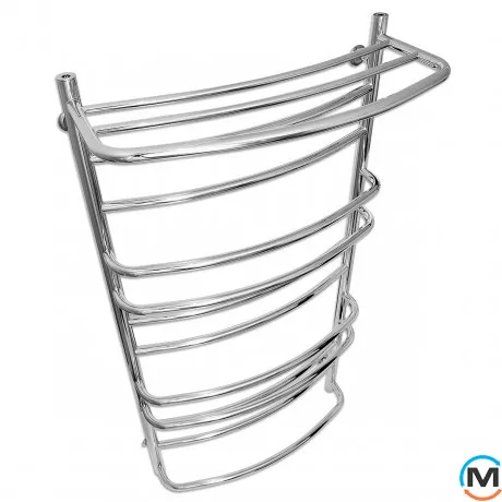 Полотенцесушитель водяной Laris Евромикс П12 600 х 1200 с полкой, фото , изображение 3