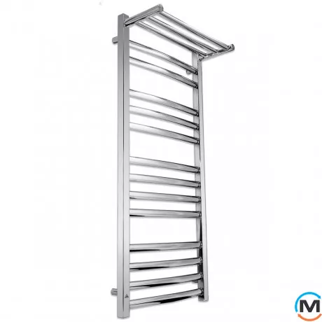 Сушка для рушників водяна Laris Гранд П14 500 х 1200 з полицею, фото 