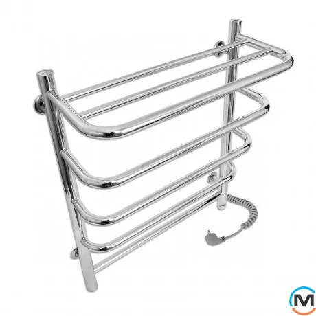 Сушка для рушників електрична Laris Стандарт П5 500 х 660 з полицею Е (підкл. праворуч), фото , зображення 3