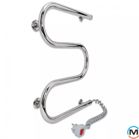 Сушка для рушників електрична Laris Змійовик 25 РС3 400 х 500 Е (підкл. праворуч), фото 