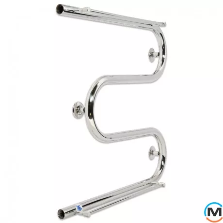 Полотенцесушитель водяной Laris Змеевик 25 РС3 500 х 500 с 2-мя полками 1/2'', фото 