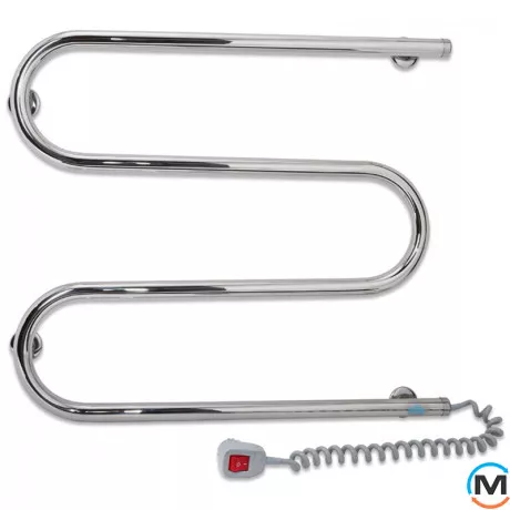 Полотенцесушитель электрический Laris Змеевик 25 РС3 600 х 500 Э (подкл. справа), фото , изображение 2