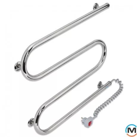 Полотенцесушитель электрический Laris Змеевик 25 РС3 600 х 500 Э (подкл. справа), фото , изображение 3