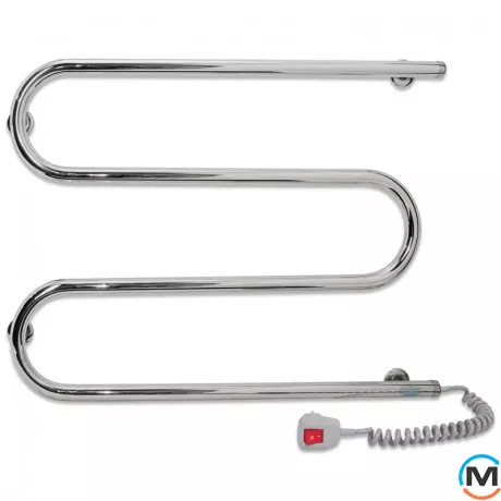 Полотенцесушитель электрический Laris Змеевик 25 РС3 700 х 500 Э (подкл. справа), фото , изображение 2