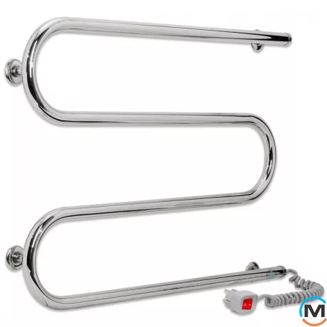 Полотенцесушитель электрический Laris Змеевик 25 РС3 700 х 500 Э (подкл. справа), фото 