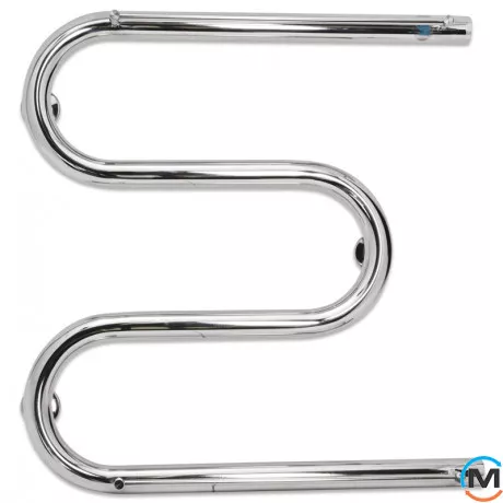 Полотенцесушитель водяной Laris Змеевик 30 РС3 500 х 500 с 2-мя полками 1/2'', фото , изображение 4