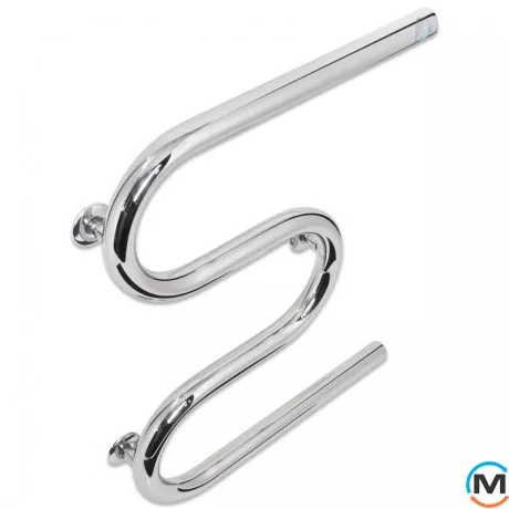 Сушка для рушників водяна Laris Змійовик 30 РС3 400 х 500 1/2'', фото , зображення 3