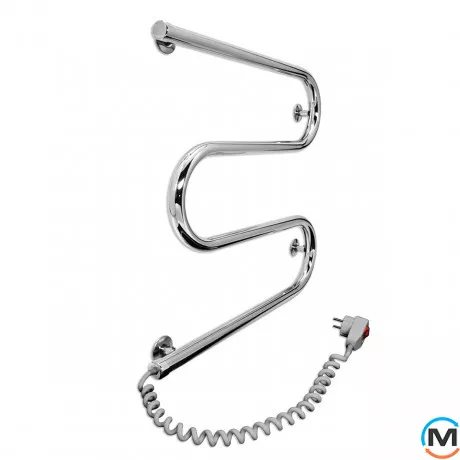 Сушка для рушників електрична Laris Змійовик 25 РС3 500 х 500 Е (підкл. зліва), фото , зображення 3