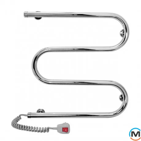 Сушка для рушників електрична Laris Змійовик 25 РС3 500 х 500 Е (підкл. зліва), фото , зображення 2