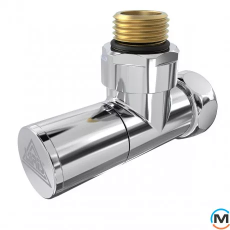 Кран кутовий Laris 1/2" - 3/4" Звичайний + ексцентрики 2шт. (LX-8202), фото , зображення 2