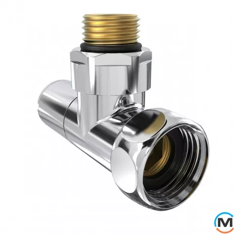 Кран кутовий Laris 1/2" - 3/4" Звичайний + ексцентрики 2шт. (LX-8202), фото , зображення 3